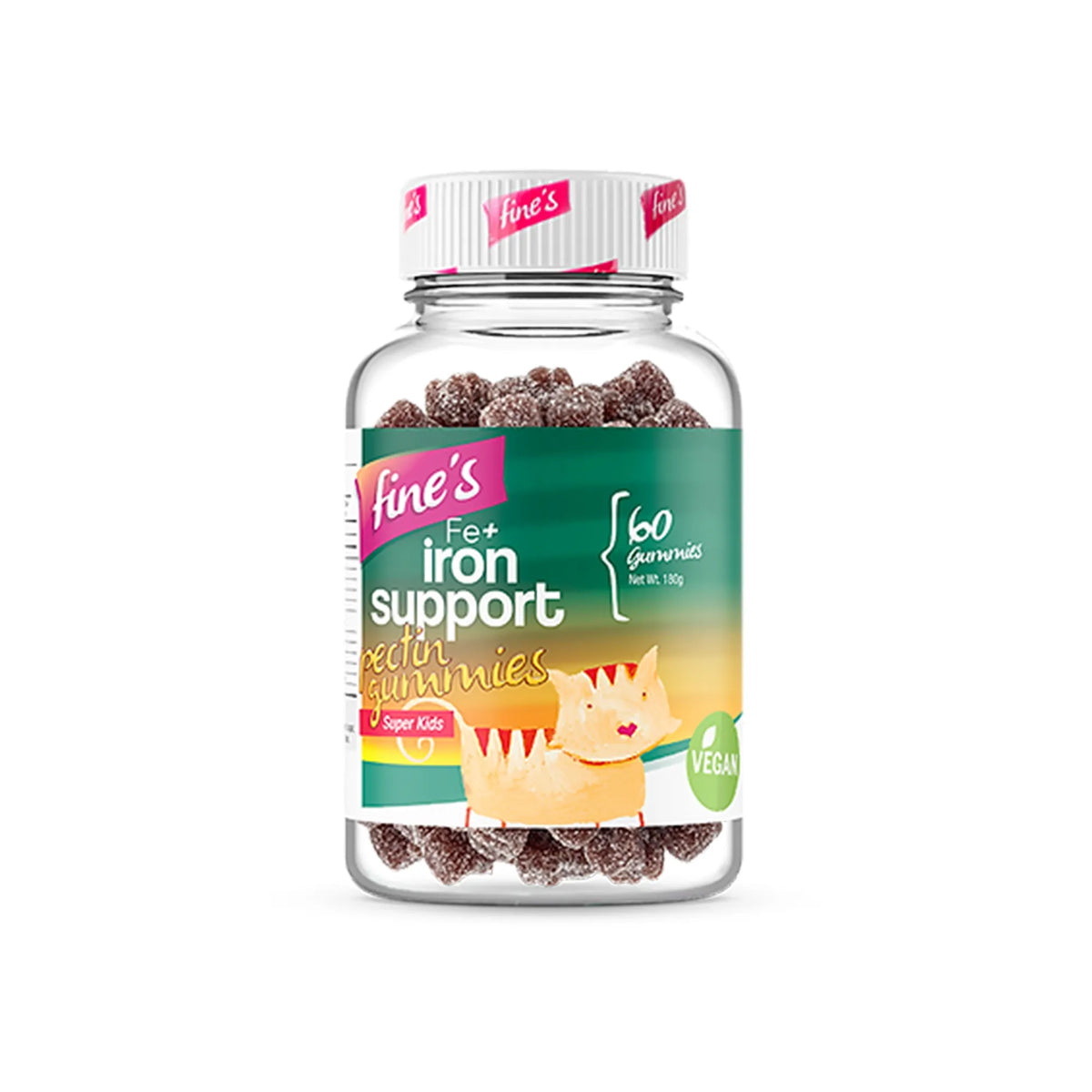 Fine's Iron Support + Fe 60 Gummies