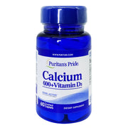 Puritan’s Pride Calcium 600+ Vit D Tabs 60's