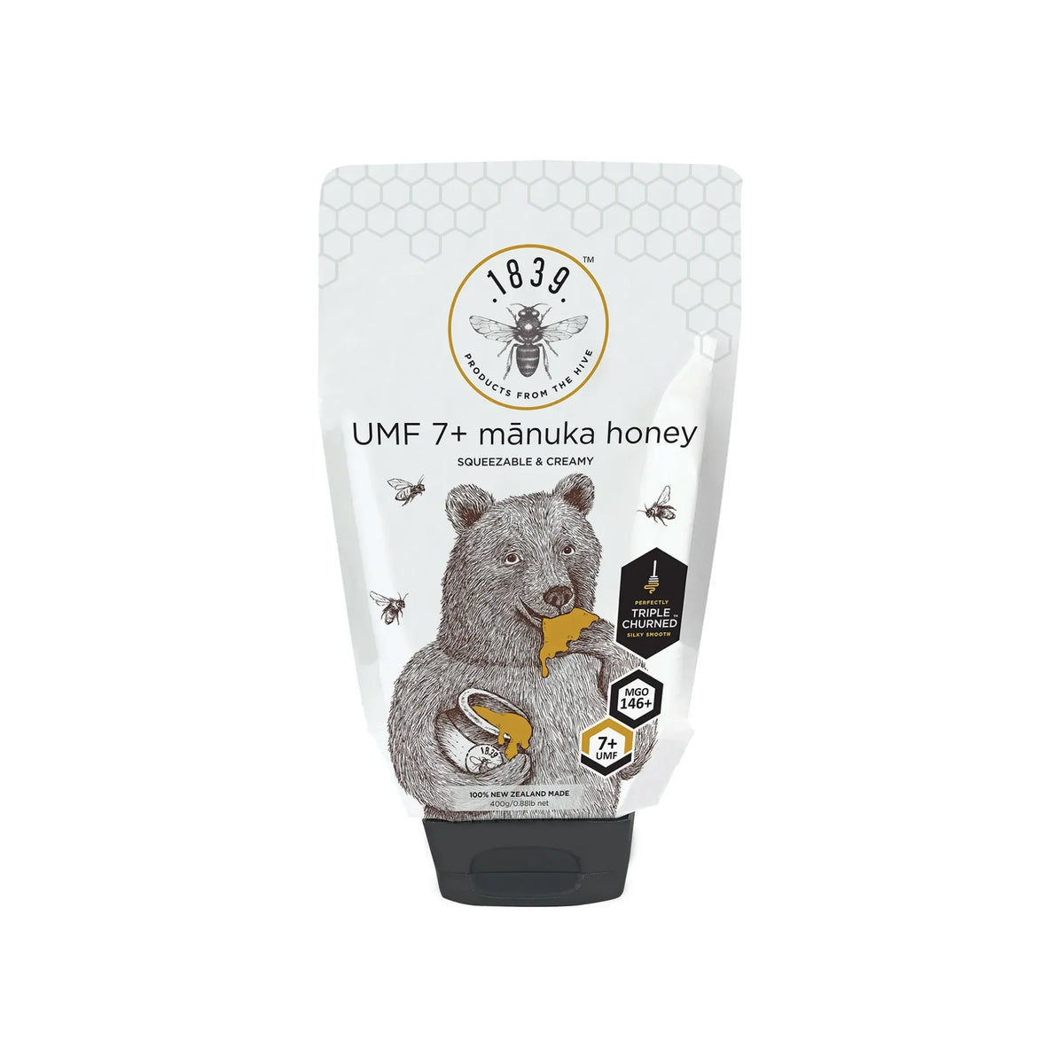 Premium 1839 Manuka Honey UMF 7+, High MGO Natural New Zealand Honey