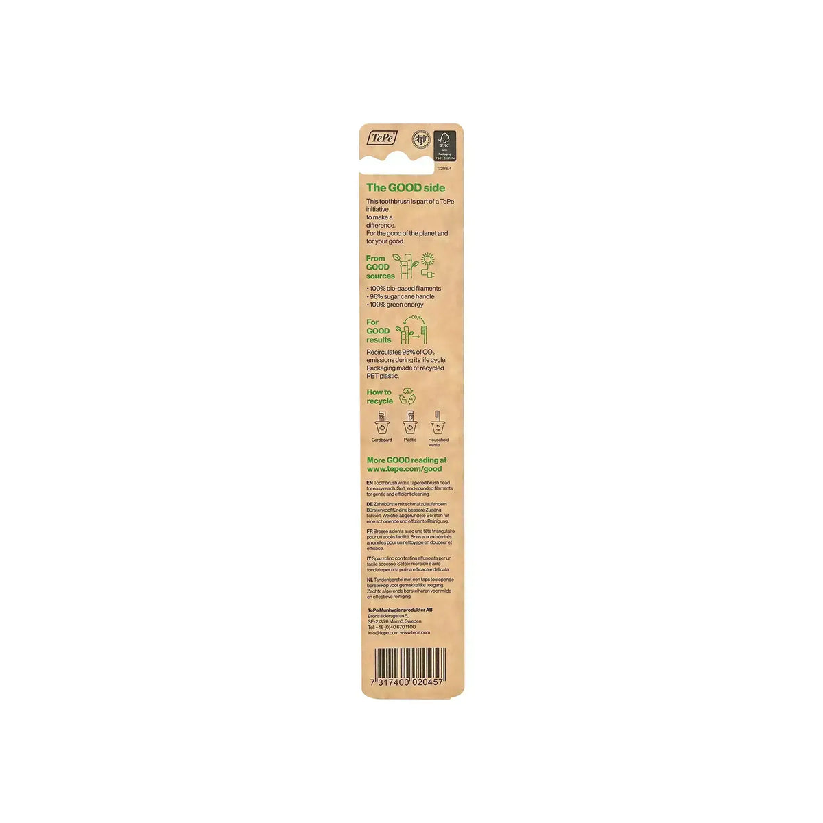 Tepe Good Regular Soft Toothbrush 1 Pc 17293/4