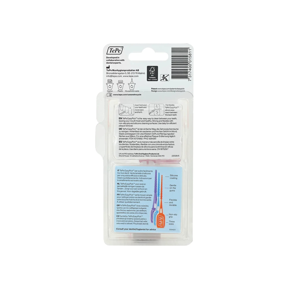 Tepe Easy Pick Toothpicks XS/S 36 Pcs