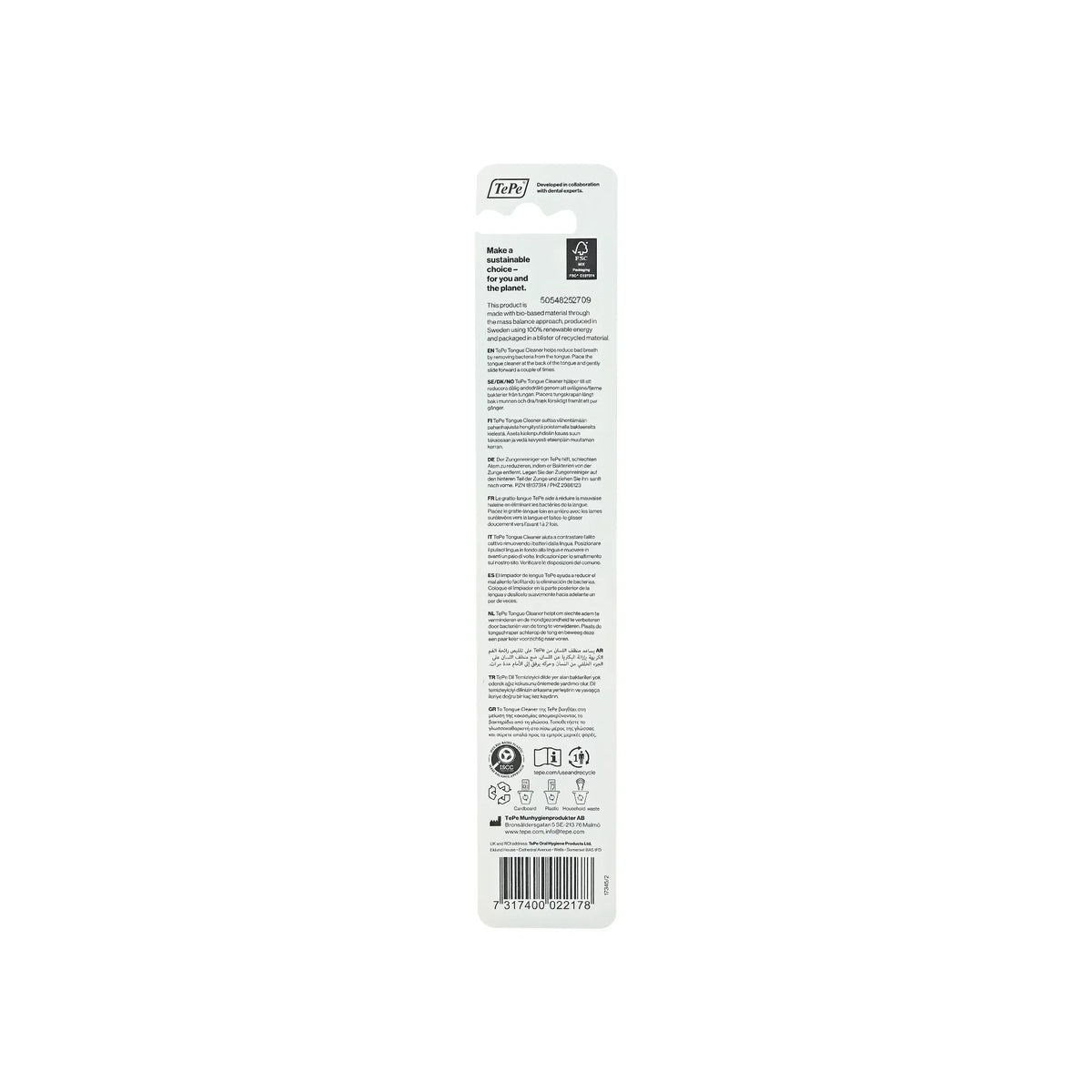 Tepe Tongue Cleaner 1 Pc 17345/2