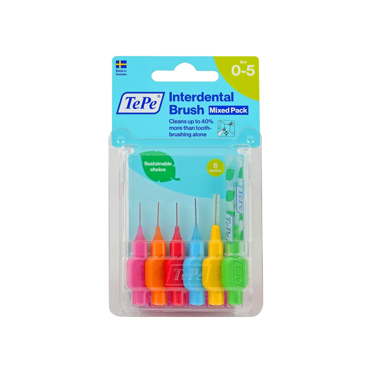 Tepe Interdental Brush Mixed Size 6 Pcs 18174/2