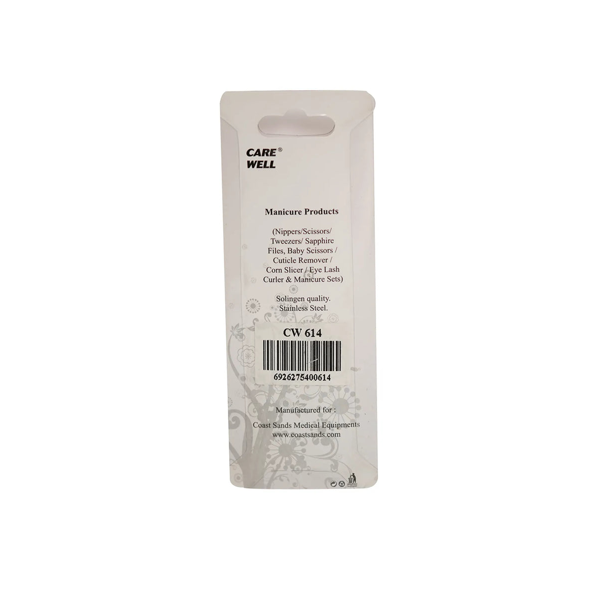Care Well Silver Nail Clipper Large 1 Pc