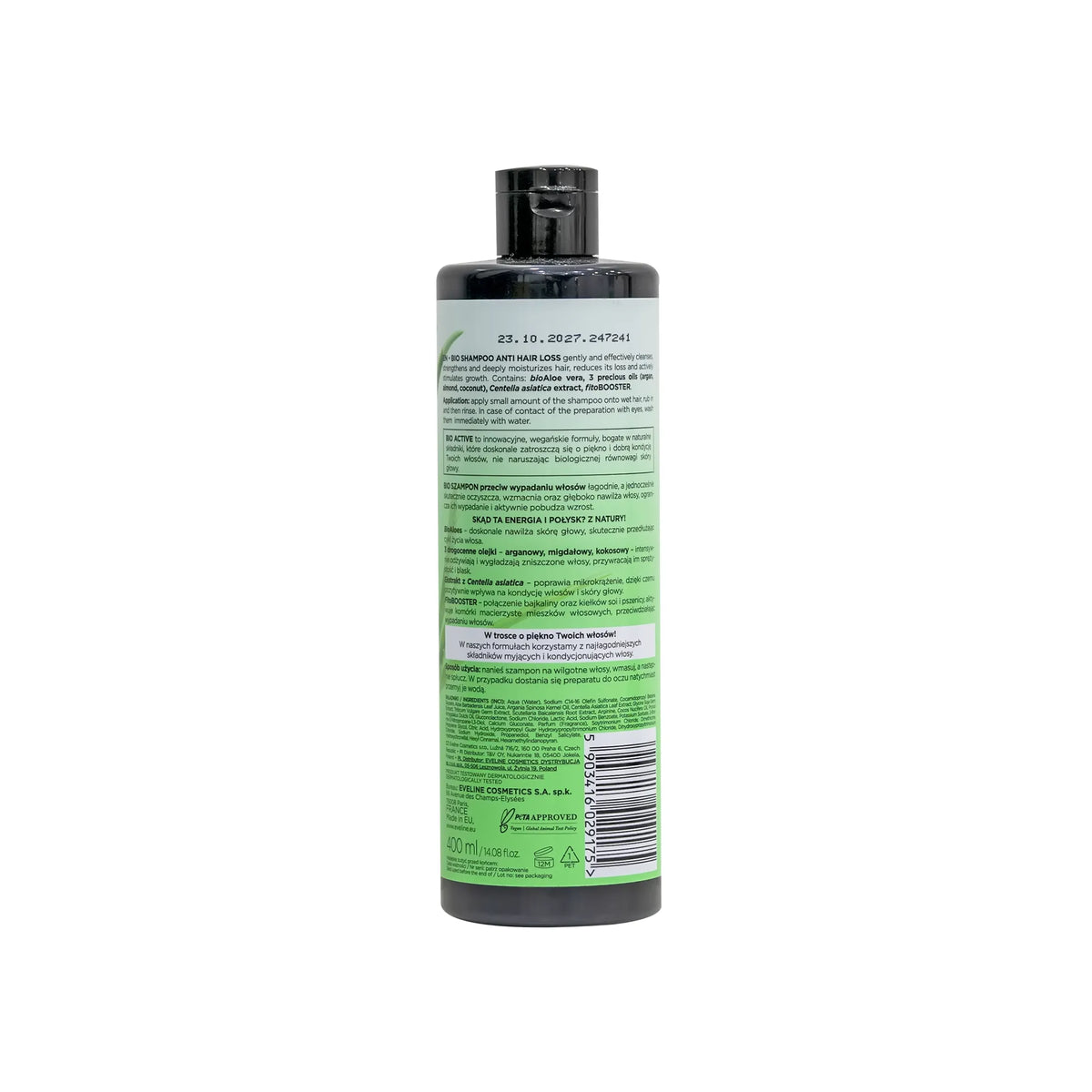 Eveline Bio Organic Anti Hair Loss Shampoo 400 ml