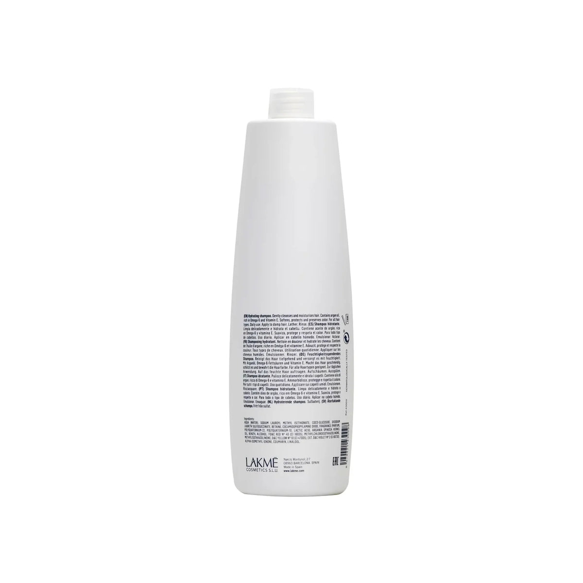 Lakme Bio Argan Hydrating Shampoo Sulfate-Free 1000 ml