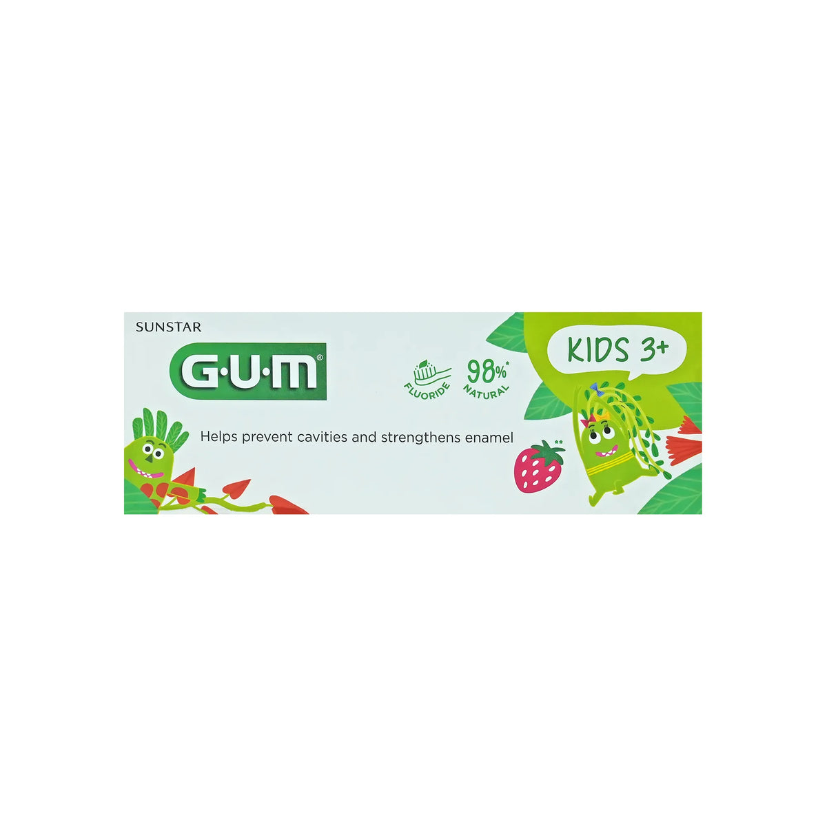 Butler Gum Kids +3 Years Toothpaste with Strawberry Flavour 50 ml