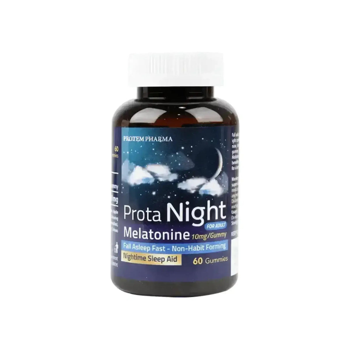 Protem Pharma Prota Night For Adult Melatonin 10mg 60 Gummies