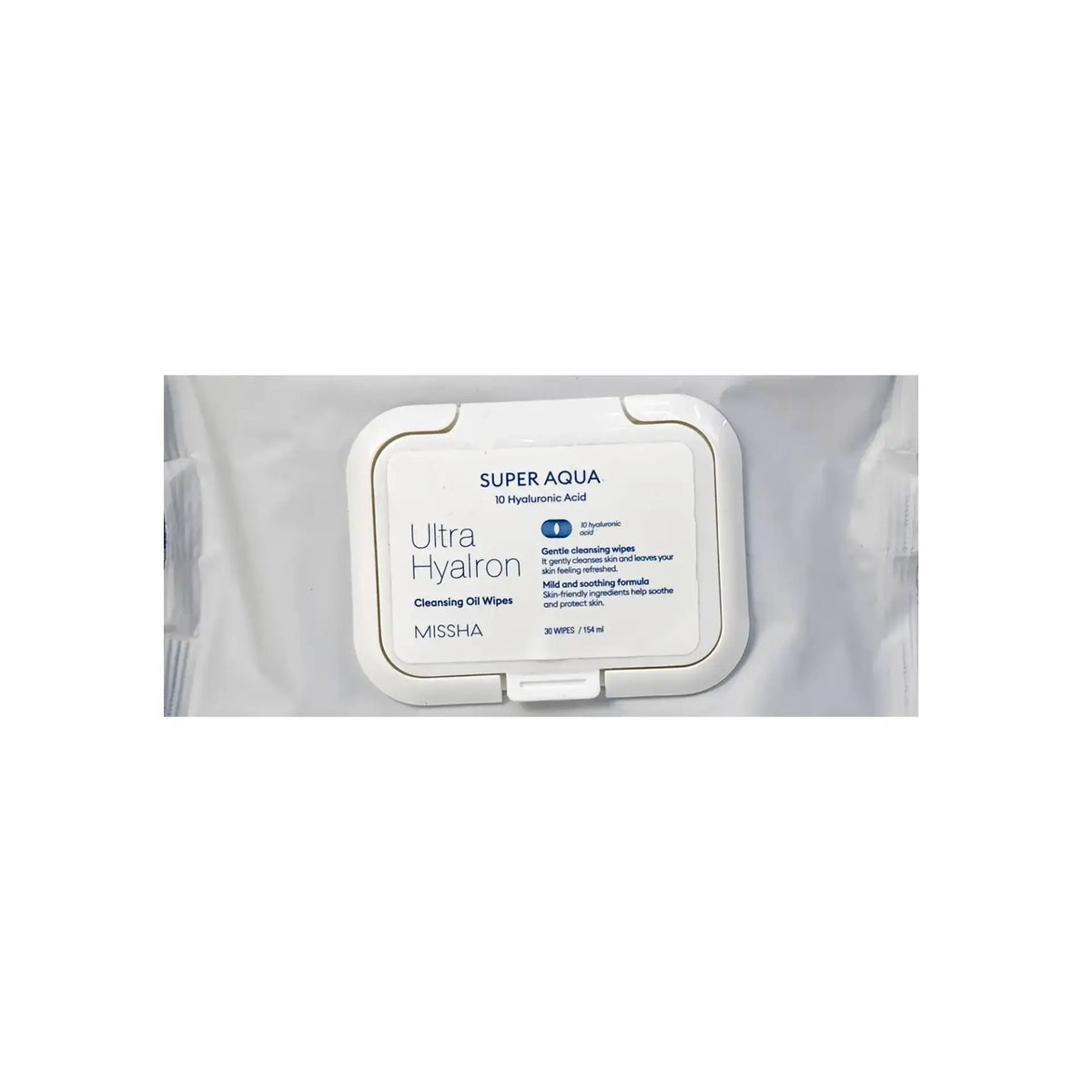 Missha Super Aqua Ultra Hyalron Cleansing Oil Wipes 30 Wipes