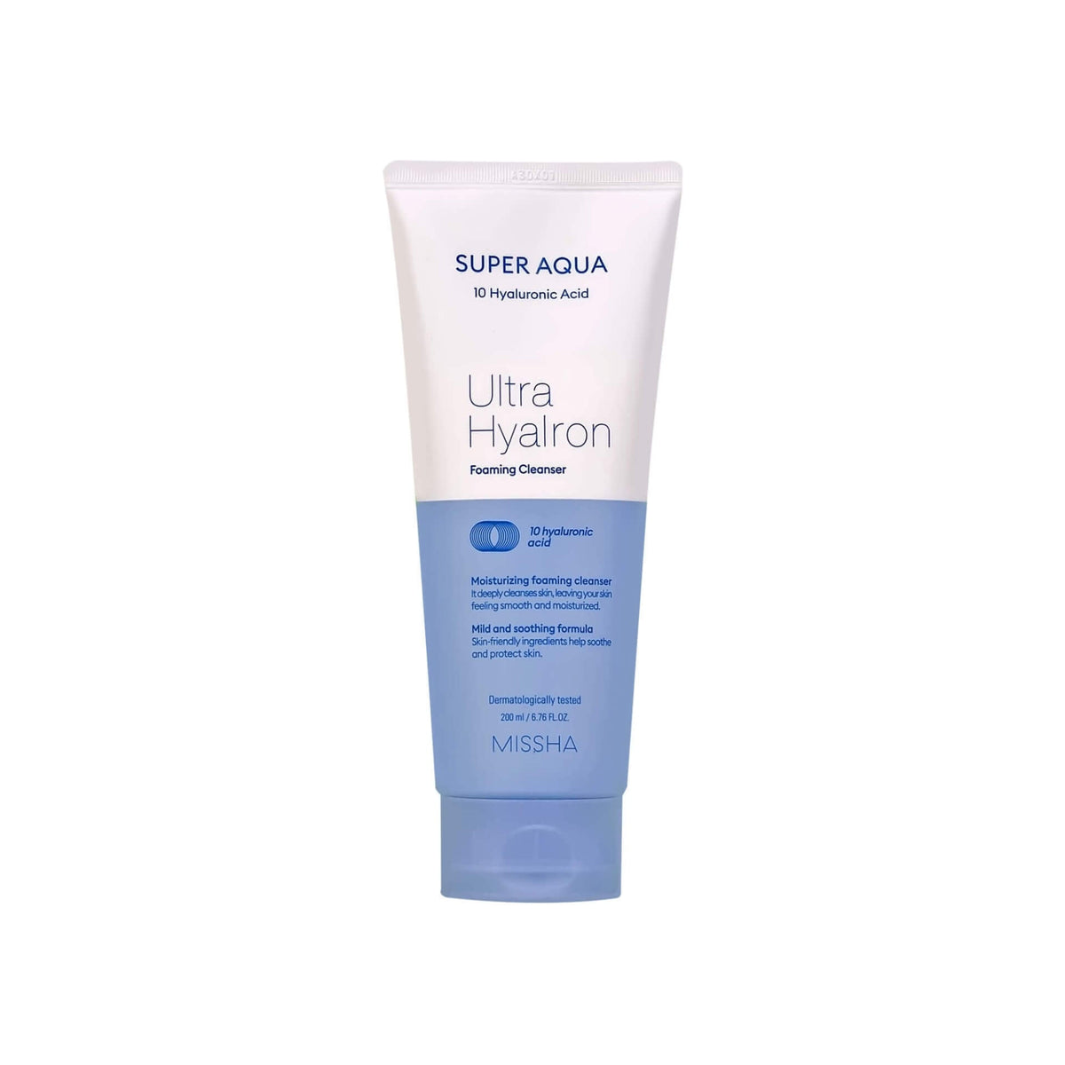 Missha Super Aqua Ultra Hyalron Foaming Cleanser 200ml