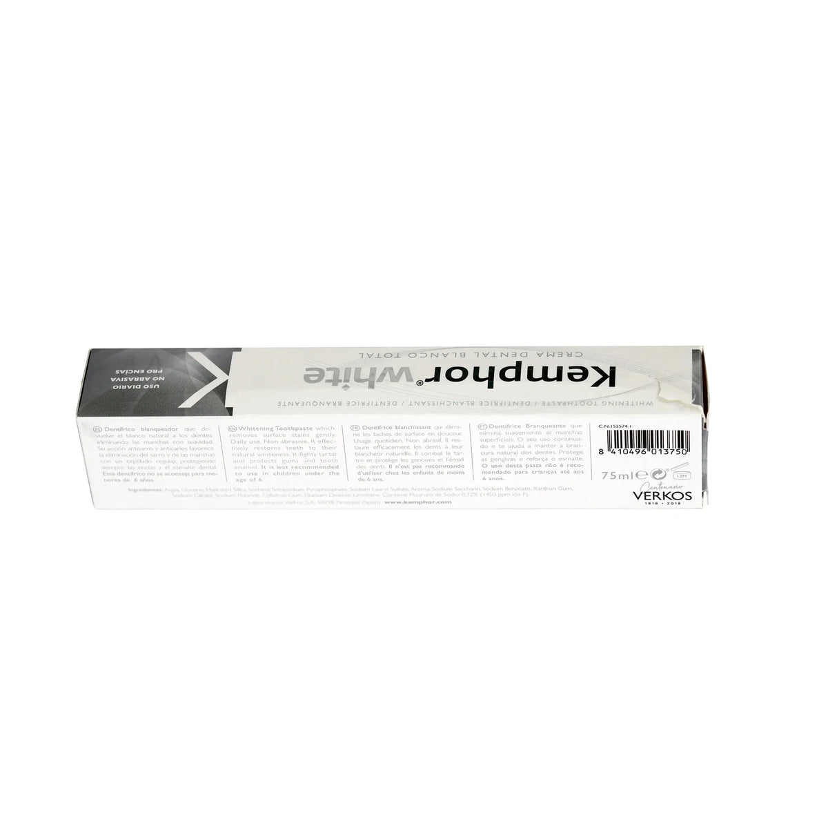 Kemphor White Total Care Toothpaste 75ml