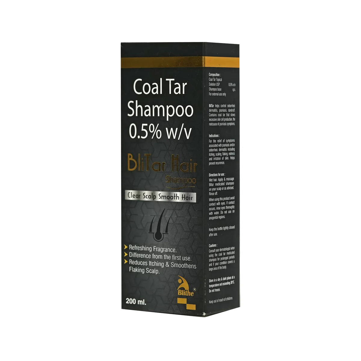 Coal Tar Blitar Hair Shampoo 200ml
