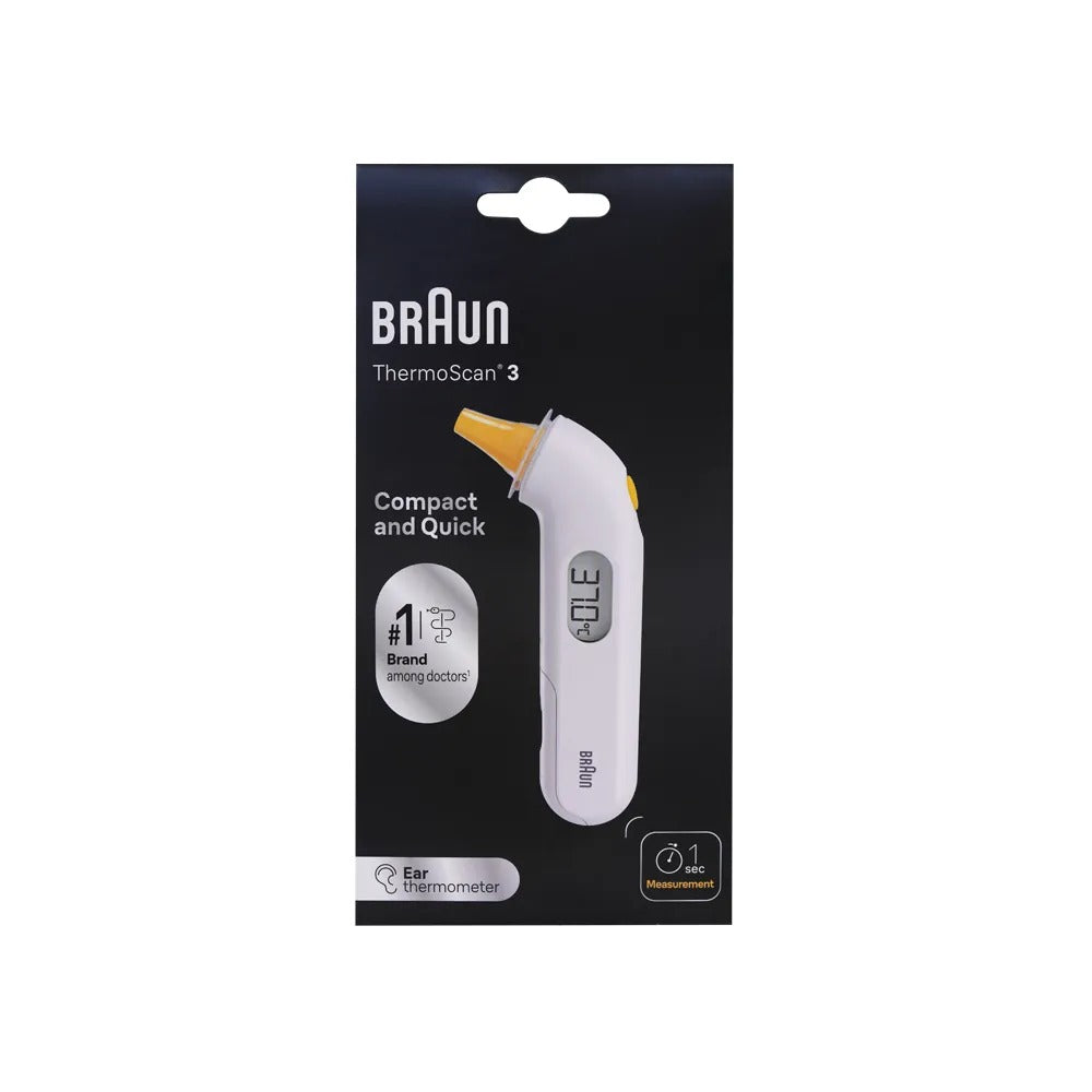 Braun Ear Thermoscan 3 Compact And Quick