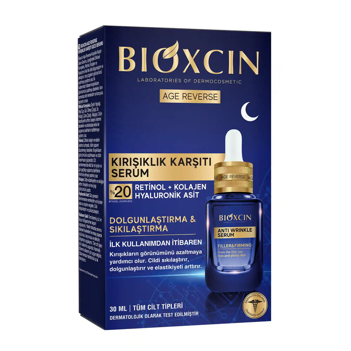Bioxcin Age Reverse Collagen + Retinol + Ha Anti Wrinkle Ser