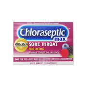 Chloraseptic Max Wild Berries 18 Lozenges