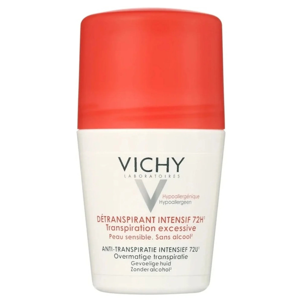 Vichy 72H Bille Stress Resist Deo Roll 50 ml (Red) to get rid of perspirant